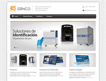 Tablet Screenshot of genco.com.ec